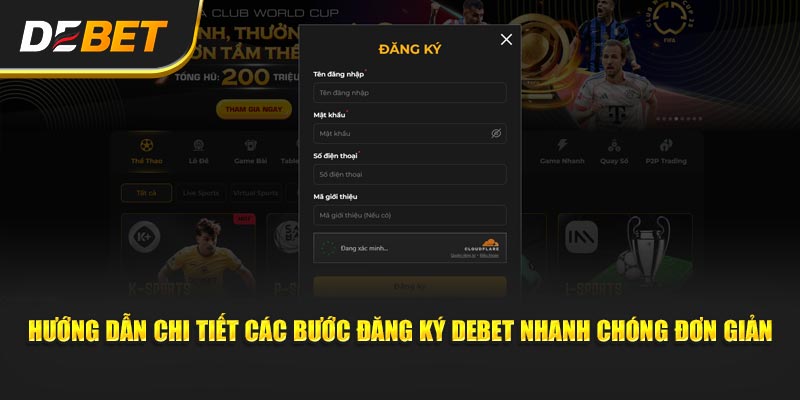 Hướng dẫn chi tiết các bước đăng ký Debet nhanh chóng đơn giản